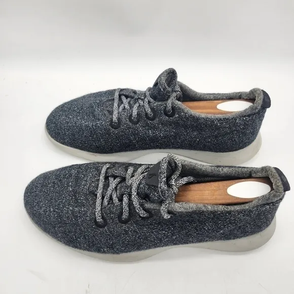 Allbirds Merino Wool Runners Lace Up Sneakers Shoes Mens Size 11 Natural Gray