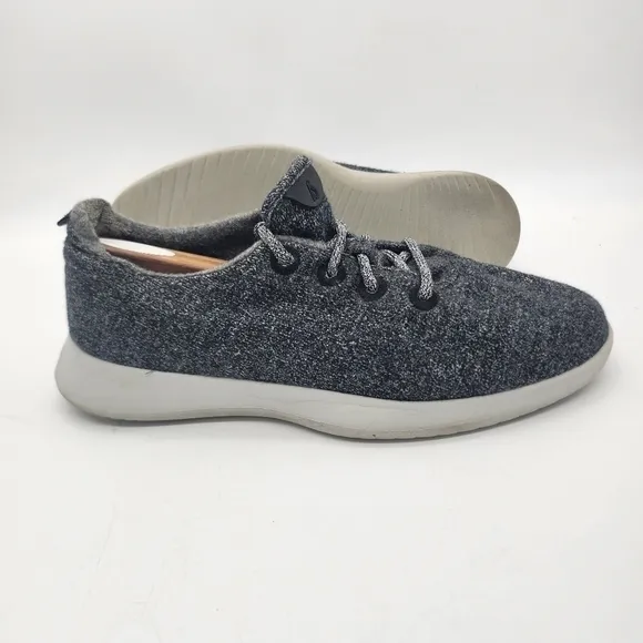 Allbirds Merino Wool Runners Lace Up Sneakers Shoes Mens Size 11 Natural Gray