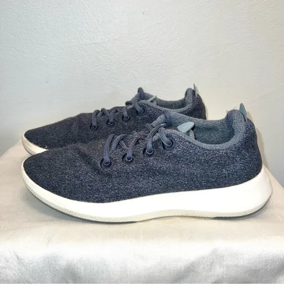 Allbirds Mizzle Navy Blue Mens Sz 9 Running Shoes Athletic Walking Wool Sneakers