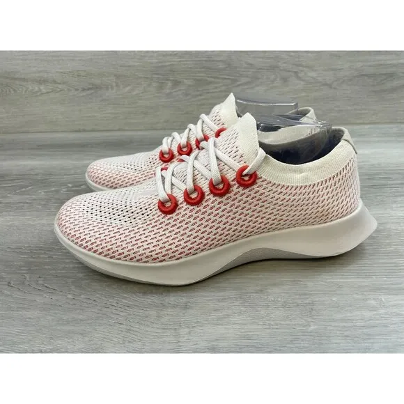 Allbirds Tree Dasher Women's US 10.5 White Mesh Athletic Running Sneaker Shoes