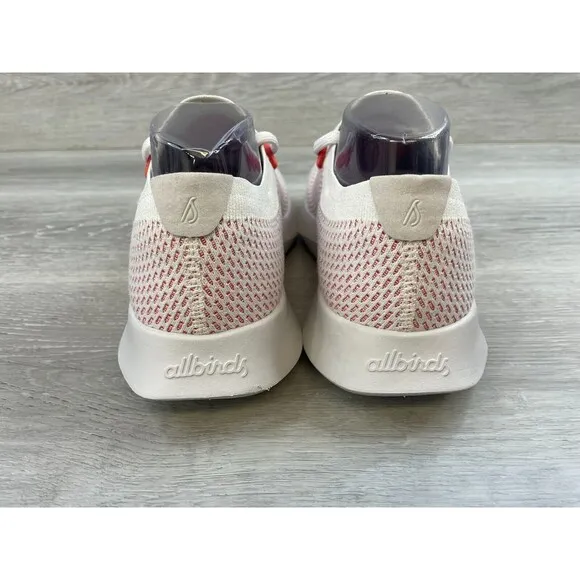 Allbirds Tree Dasher Women's US 10.5 White Mesh Athletic Running Sneaker Shoes