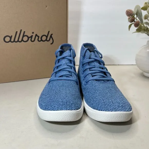 AllBirds Tree Topper Sneakers Lace Up High Top Casual Shoes Blue Men's US 7 NWB