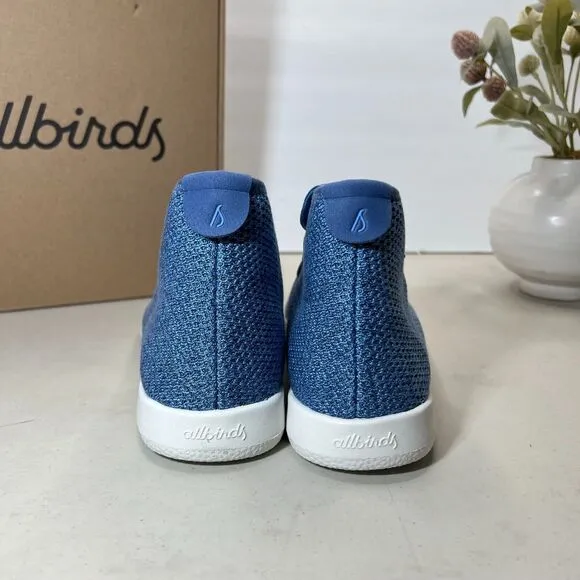 AllBirds Tree Topper Sneakers Lace Up High Top Casual Shoes Blue Men's US 7 NWB