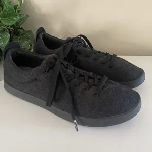 Allbirds Wool Pipers Comfort Shoes Mens Size 12 Lace Up Natural Black Casual