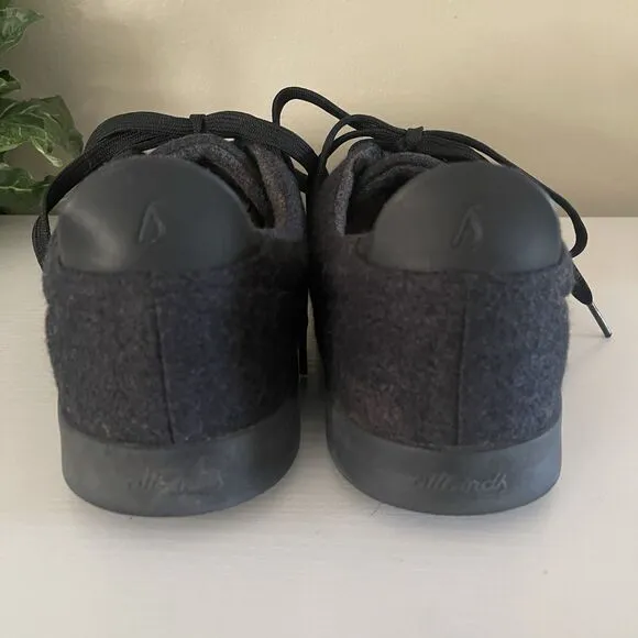 Allbirds Wool Pipers Comfort Shoes Mens Size 12 Lace Up Natural Black Casual
