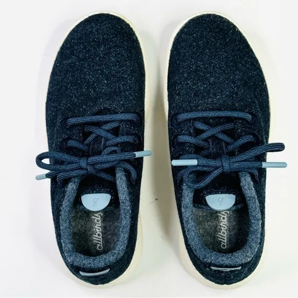 Allbirds wool trainers sneakers navy heather size 7