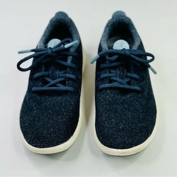 Allbirds wool trainers sneakers navy heather size 7