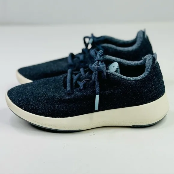 Allbirds wool trainers sneakers navy heather size 7