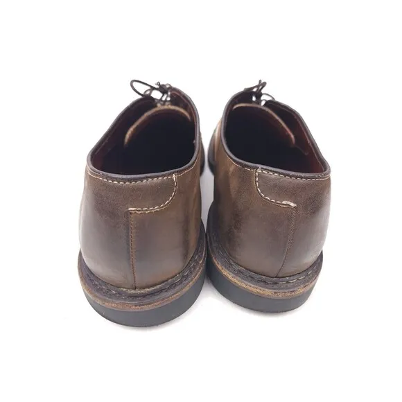 Allen Edmonds Berkshire Oxford Dress Shoes Mens Size 10.5 D Brown Leather USA