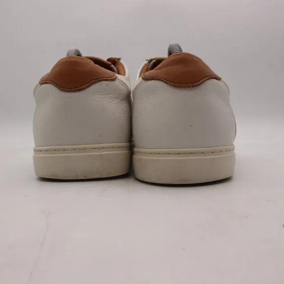 Allen Edmonds Courtside Shoes Men's Size 10 D White Leather Casual Sneakers