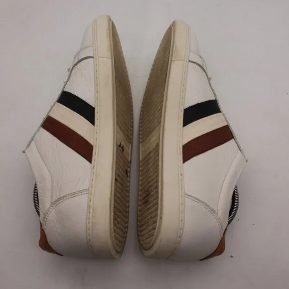 Allen Edmonds Courtside Shoes Men's Size 10 D White Leather Casual Sneakers