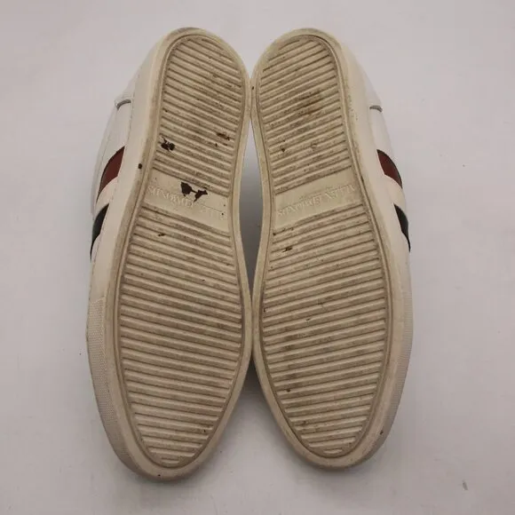 Allen Edmonds Courtside Shoes Men's Size 10 D White Leather Casual Sneakers