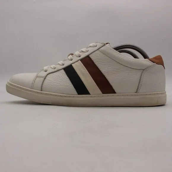 Allen Edmonds Courtside Shoes Men's Size 10 D White Leather Casual Sneakers