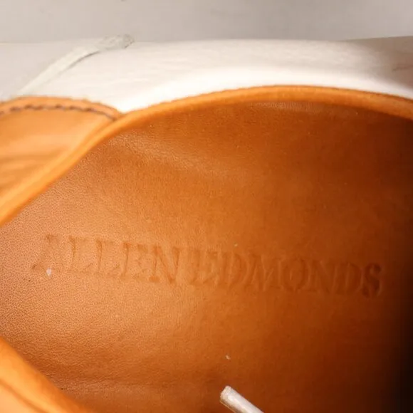 Allen Edmonds Courtside Shoes Men's Size 10 D White Leather Casual Sneakers
