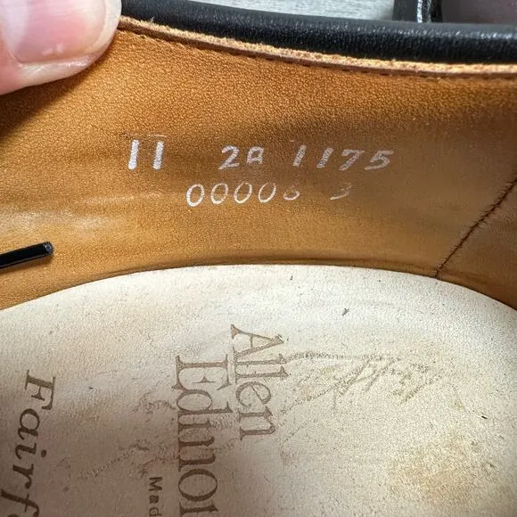 Allen Edmonds Fairfax Dress Shoes Size 11 Brown