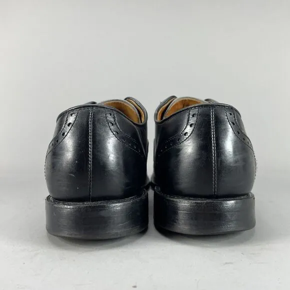 Allen Edmonds McClain Men’s Size 8.5 D Wingtip Dress Shoes Black Leather Casual