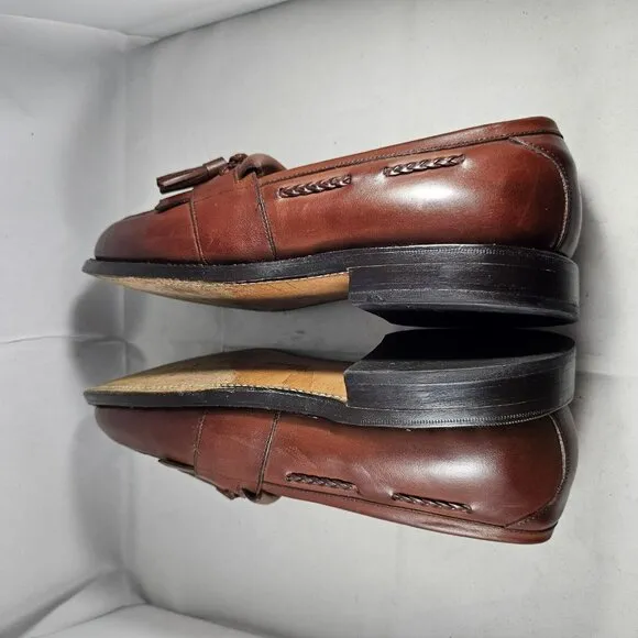 Allen Edmonds Men's Cody Chili/ Weav  Leather Dress Shoes Size 6E Made In U.S.A
