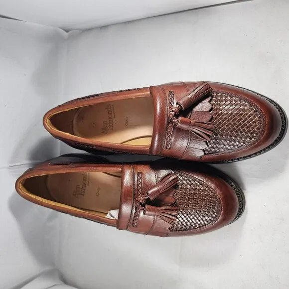 Allen Edmonds Men's Cody Chili/ Weav  Leather Dress Shoes Size 6E Made In U.S.A
