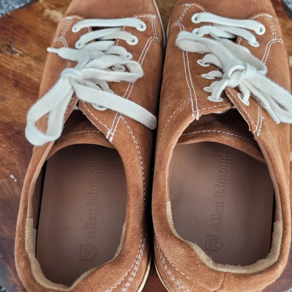 Allen Edmonds Porter Suede Derby Sneakers Lace Up Walking Shoes Men's‎ 9