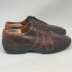 Allen Edmonds Traveler Shoes Mens 11.5D Brown Leather Bicycle Toe Casual Driving