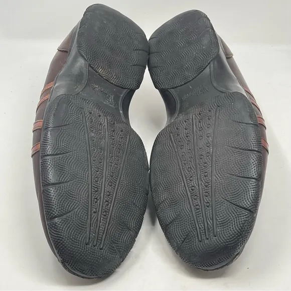 Allen Edmonds Traveler Shoes Mens 11.5D Brown Leather Bicycle Toe Casual Driving