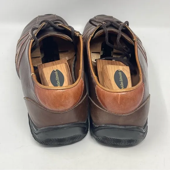 Allen Edmonds Traveler Shoes Mens 11.5D Brown Leather Bicycle Toe Casual Driving