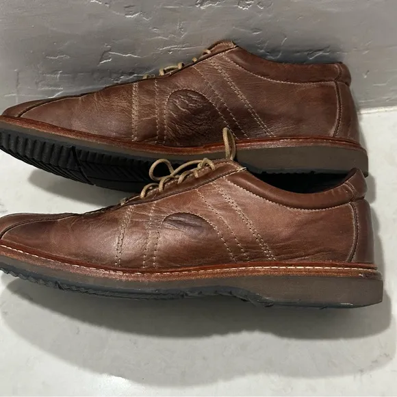 Allen Edmonds Voyager Walking Casual Shoes Walnut Color Distressed Leather 9.5D