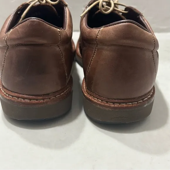 Allen Edmonds Voyager Walking Casual Shoes Walnut Color Distressed Leather 9.5D