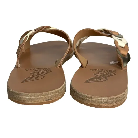 ANCIENT GREEK SANDALS Women's Thais Links‎ Leather Sandals Size 40