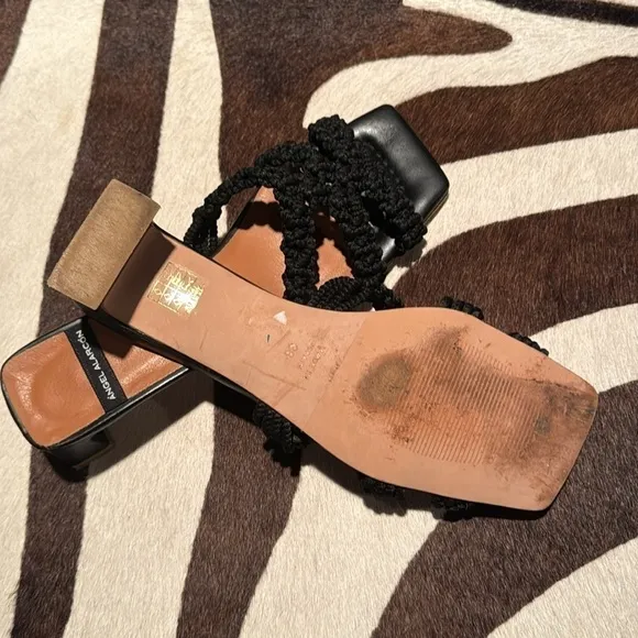 Angel alarco’n 🔥Sale🔥black sandals Made in Spain 🇪🇸