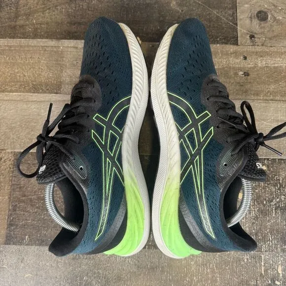 Asics Mens Size 10 Gel Excite 8 Running Athletic Shoes Sneakers Blue 1011B036
