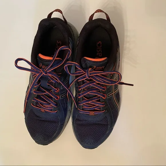 ASICS SHOES SNEAKERS BLUE PINK GEL VENTURE 6 ACTIVE ATHLETIC size 6.5