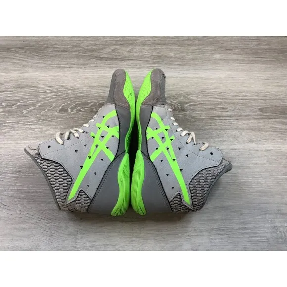 Asics Snapdown 3 Grade School 1084A009 Youth US 6 Gray Mesh Wrestling Shoes