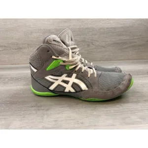 Asics Snapdown 3 Grade School 1084A009 Youth US 6 Gray Mesh Wrestling Shoes