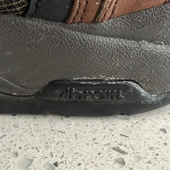 Asolo Quasar Brown Leather Vibram Sole Ankle Lace Up Unisex Hiking Boots - M7/W9