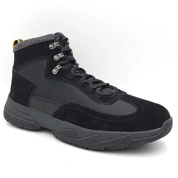 Bass Outdoor Men Hiking Boots Field Alpine 2 Size US 11 Black Waterproof Suede