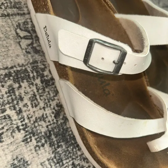 Betula White Sandals