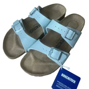 Birkenstock Arizona Birko-Flor Womens 6 Size 37 Blue NWT Sandals
