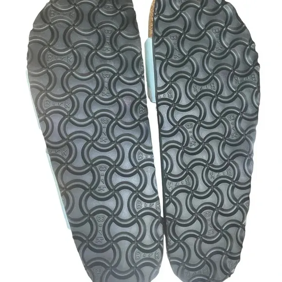 Birkenstock Arizona Birko-Flor Womens 6 Size 37 Blue NWT Sandals