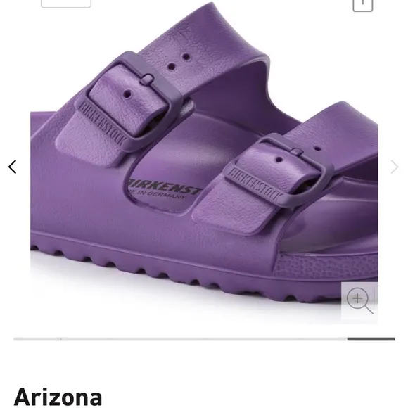 Birkenstock Arizona Eva Pumpkin Sandals Purple Size 40 Size 7-7.5