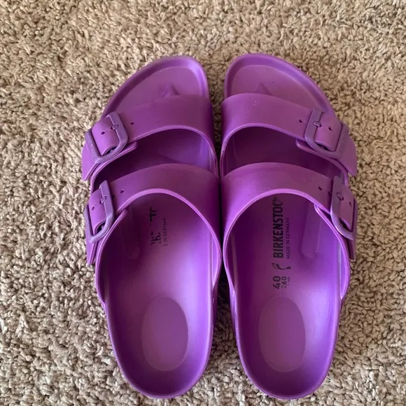 Birkenstock Arizona Eva Pumpkin Sandals Purple Size 40 Size 7-7.5