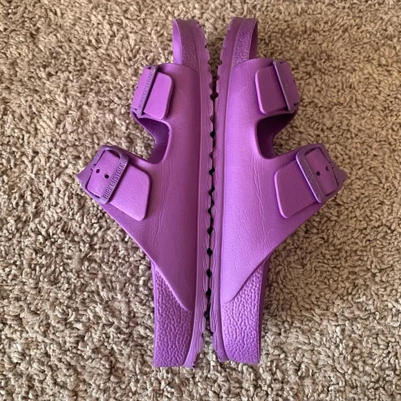 Birkenstock Arizona Eva Pumpkin Sandals Purple Size 40 Size 7-7.5