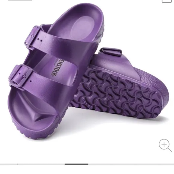 Birkenstock Arizona Eva Pumpkin Sandals Purple Size 40 Size 7-7.5