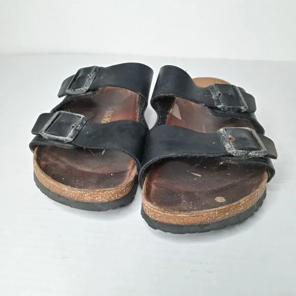 Birkenstock black and brown sandals size 41