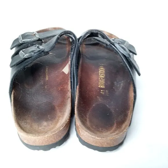Birkenstock black and brown sandals size 41