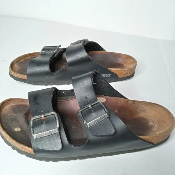 Birkenstock black and brown sandals size 41