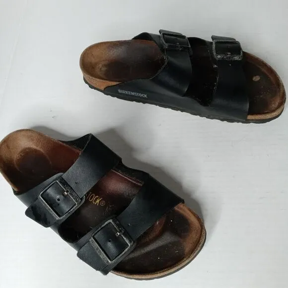 Birkenstock black and brown sandals size 41