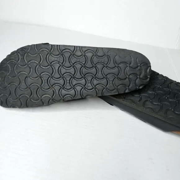 Birkenstock black and brown sandals size 41