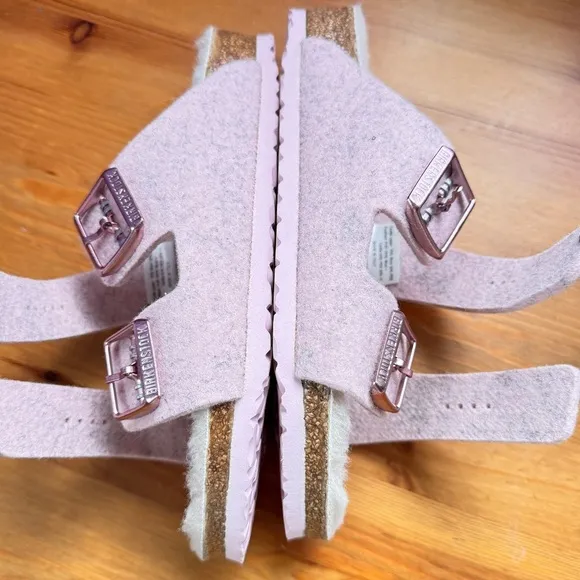 Birkenstock fleece lined sandals