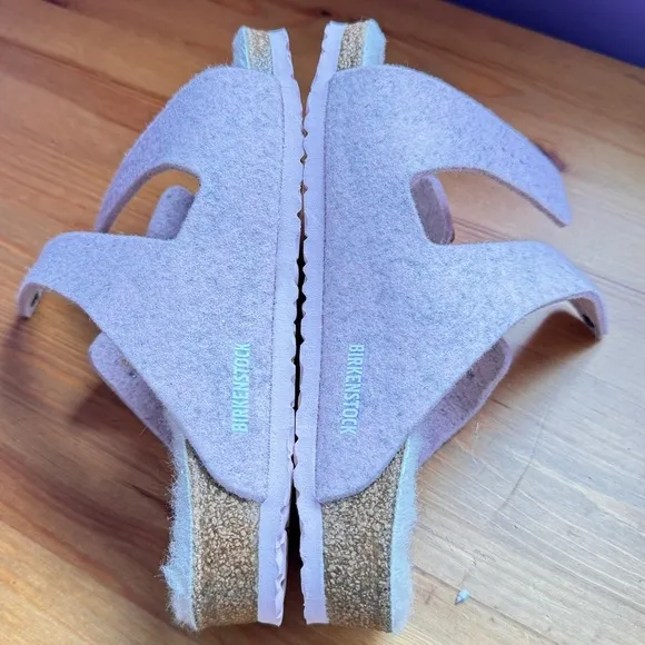 Birkenstock fleece lined sandals
